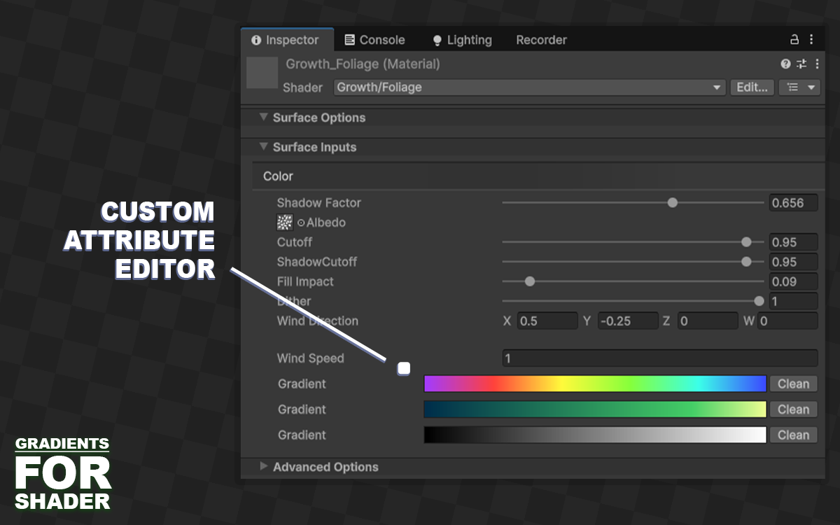 Gradient Property for Shader screenshot 2