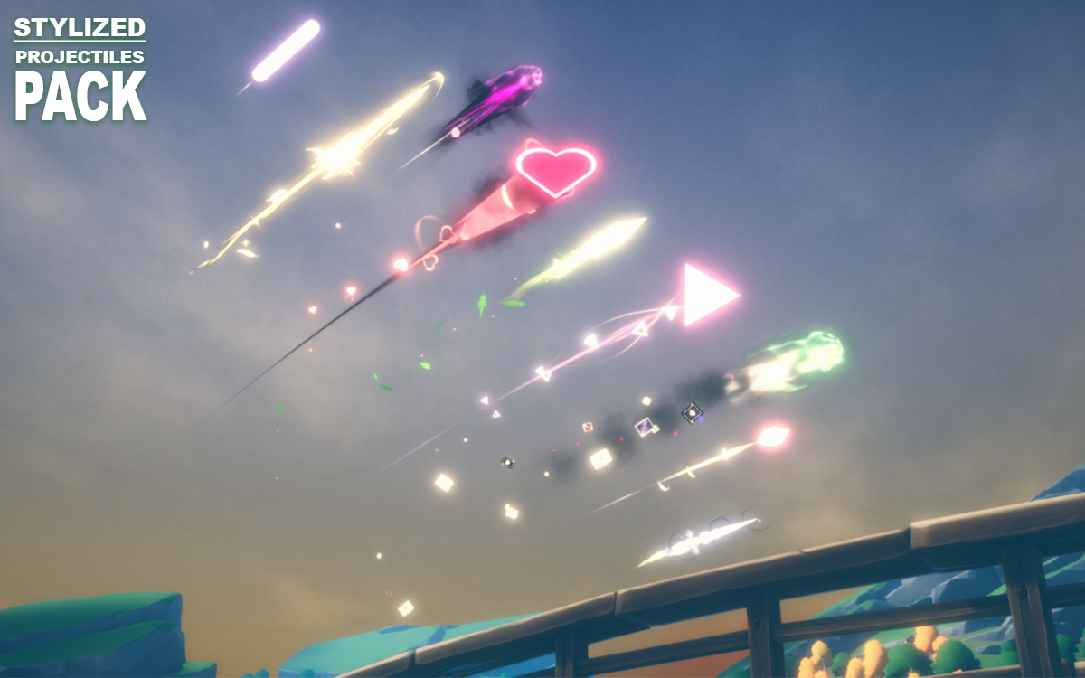 Stylized Projectiles Pack screenshot 1