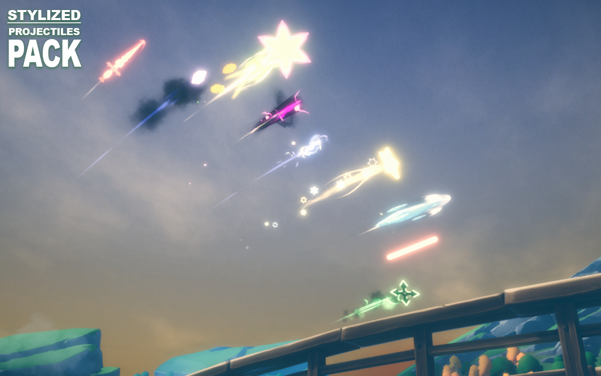 Stylized Projectiles Pack screenshot 2