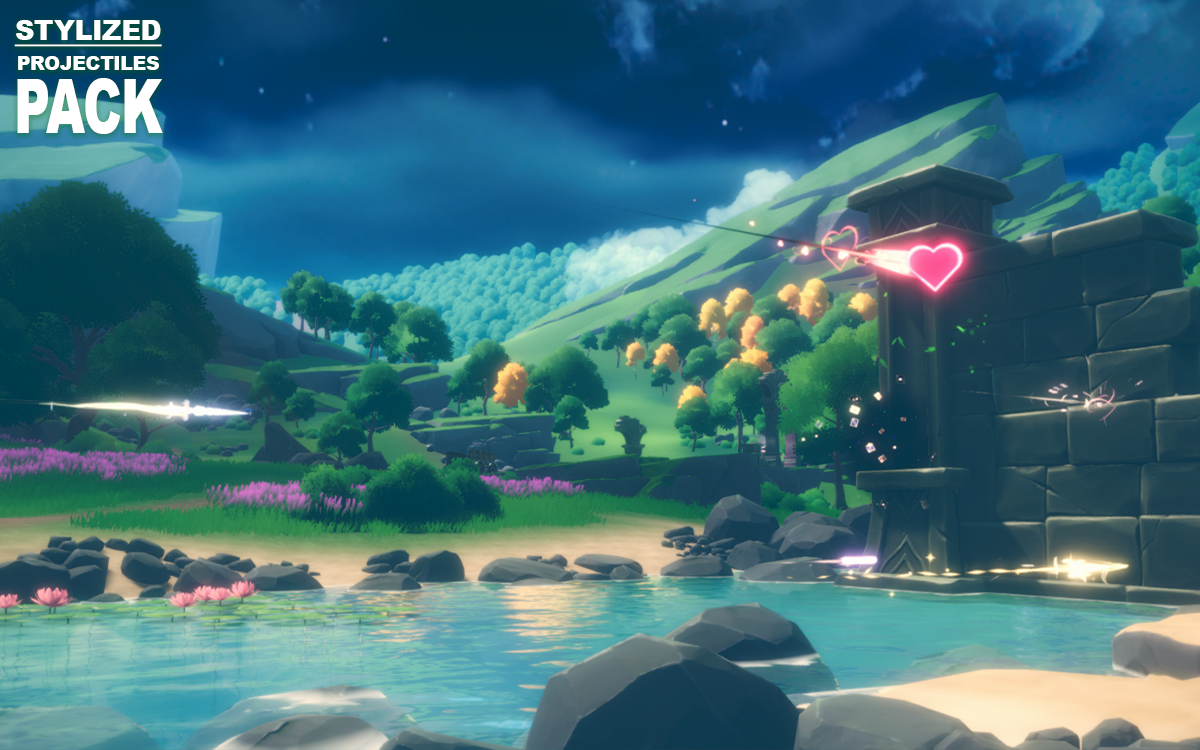 Stylized Projectiles Pack screenshot 3