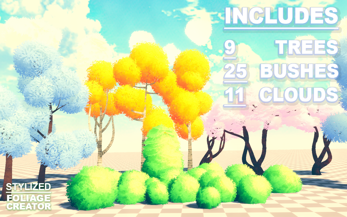 Stylized Tree Pack screenshot 3