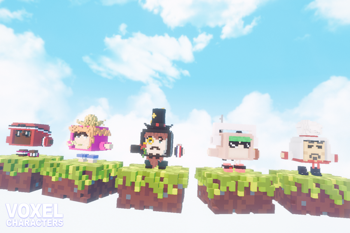 Voxel Character Pack screenshot 1